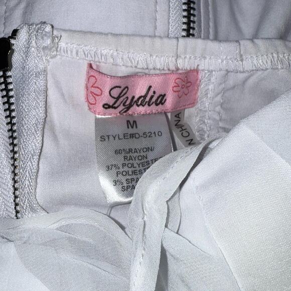 White Ruffled Top - Picture 5 of 5